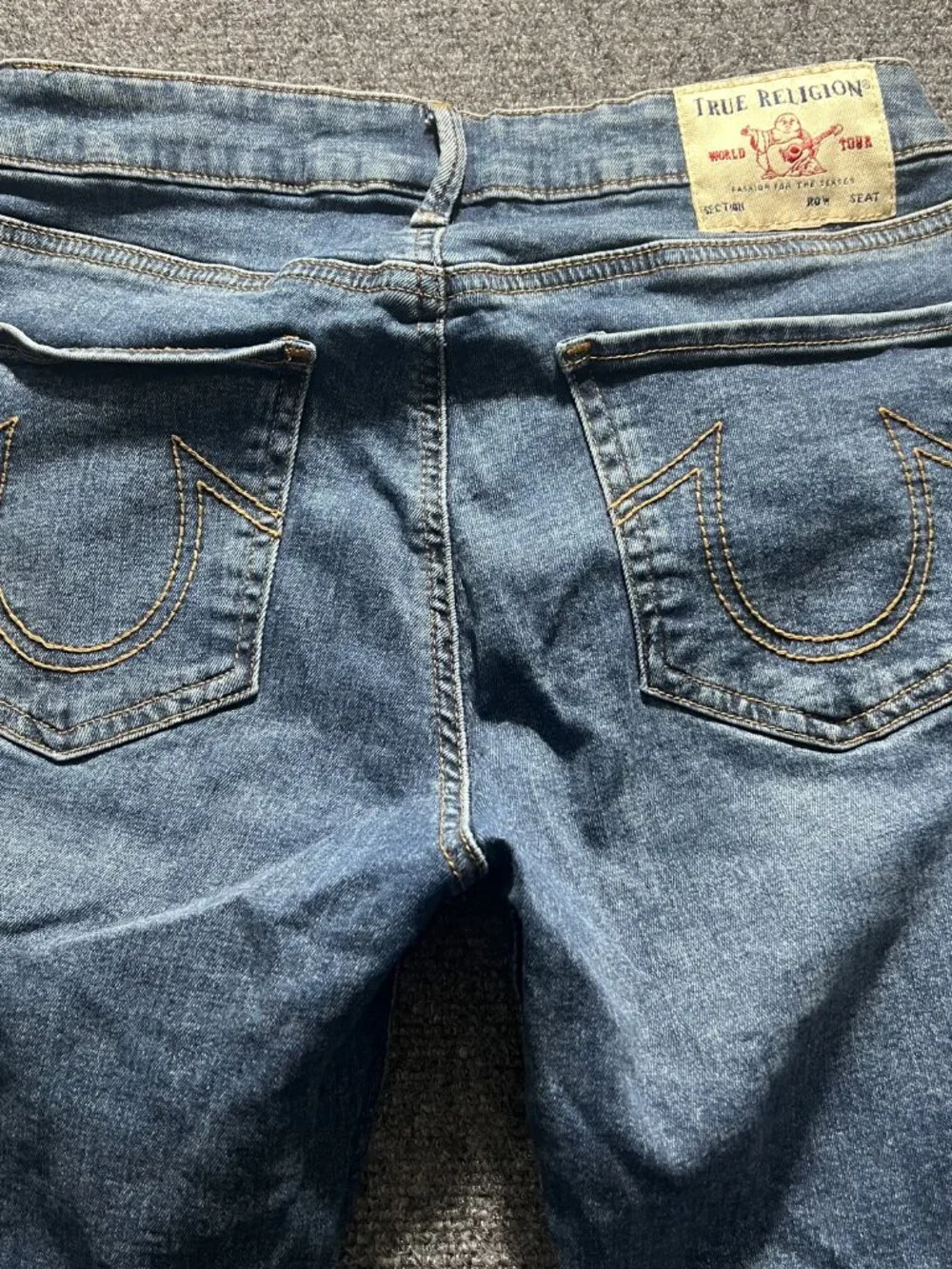 True Religion Becca Bootcut Jeans Womens 27 Blue Mid-Rise Denim
